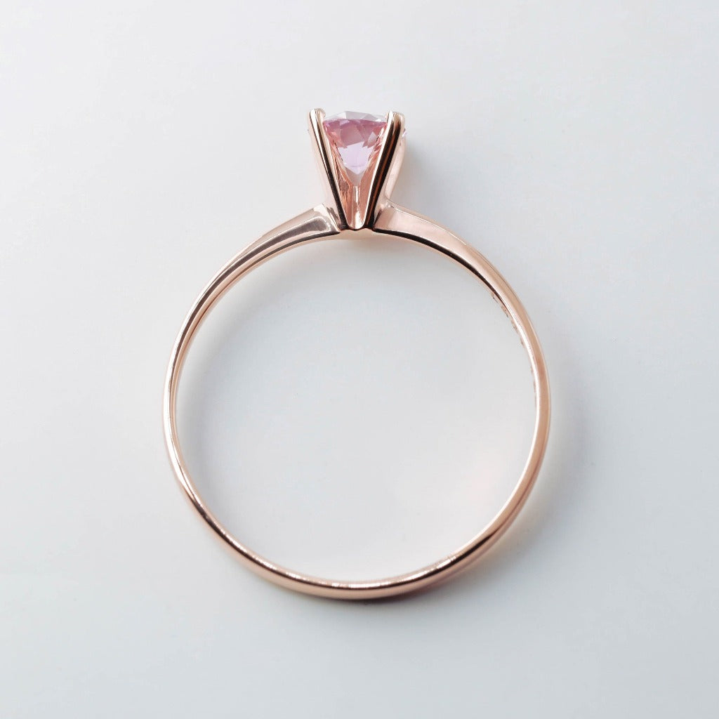 .50ct - round cut, pink tourmaline gemstone