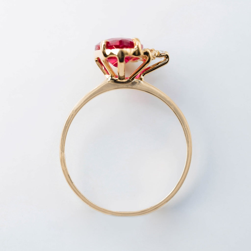 Ruby hot sale gem ring